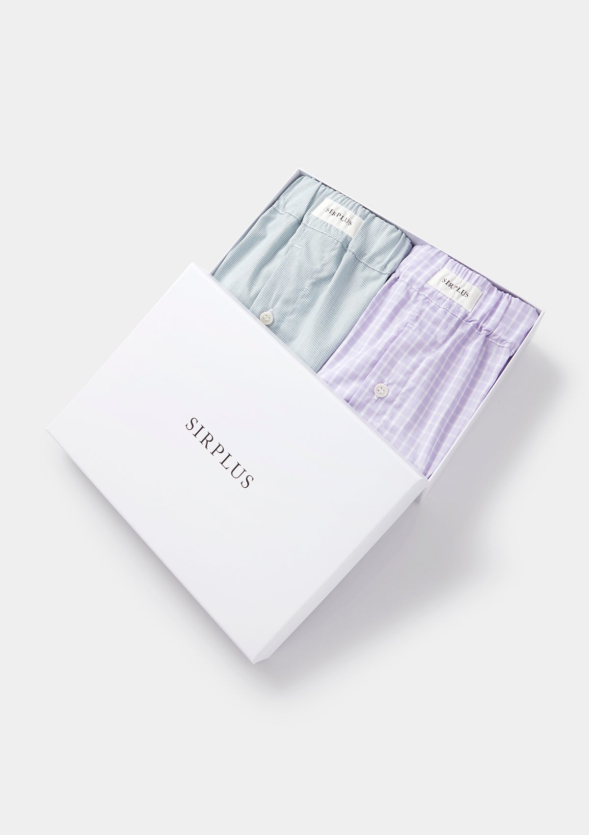 Lilac & Green  Cotton Boxer Shorts Gift Box, Gift Box - SIRPLUS