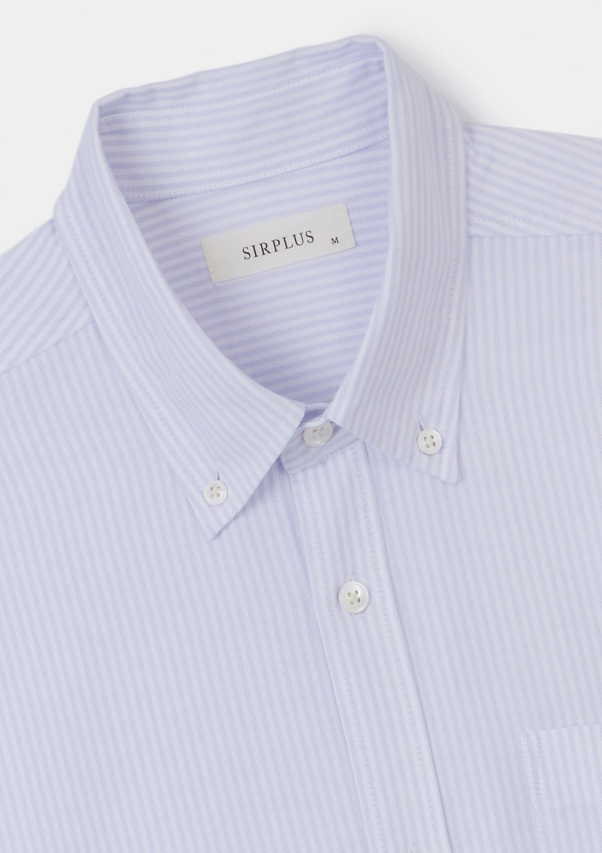 Lilac Stripe Button-Down Shirt, Collar Shirt - SIRPLUS