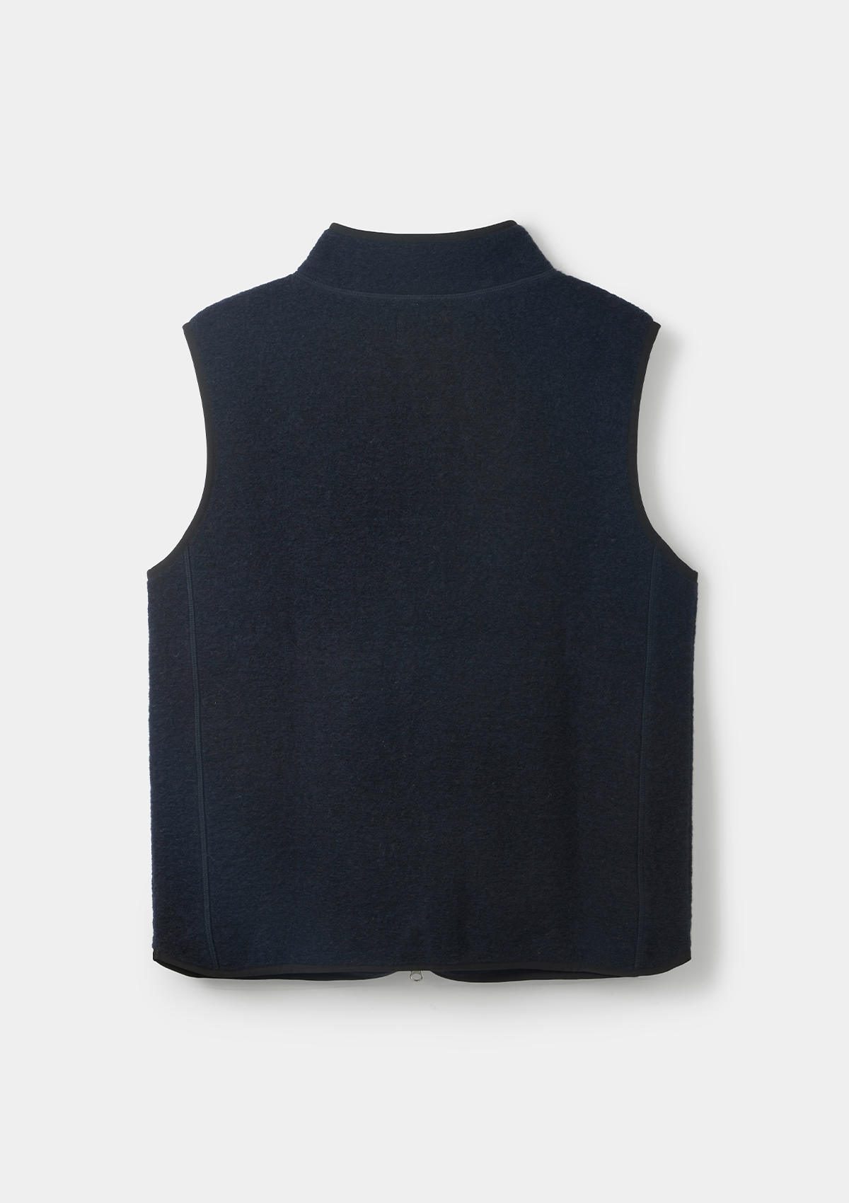 Navy Boiled Wool Gilet, Gilet - SIRPLUS