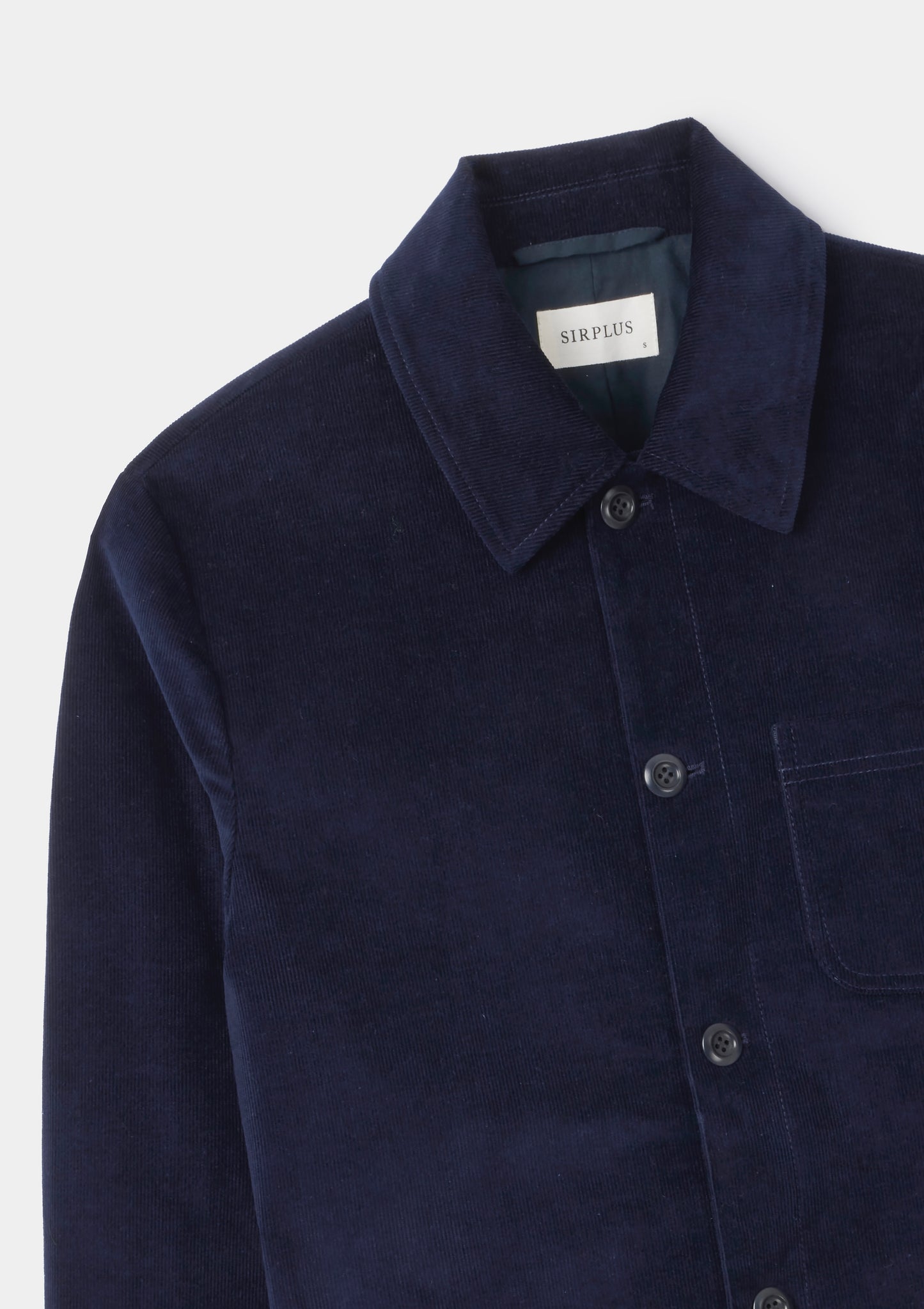 Navy Cotton Pincord Chore Jacket, Chore Jacket - SIRPLUS