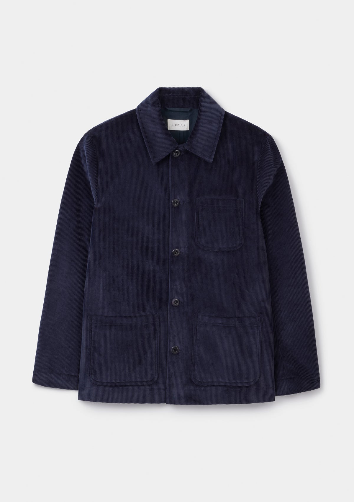 Indigo Cotton-Corduroy Chore Jacket, Chore Jacket - SIRPLUS