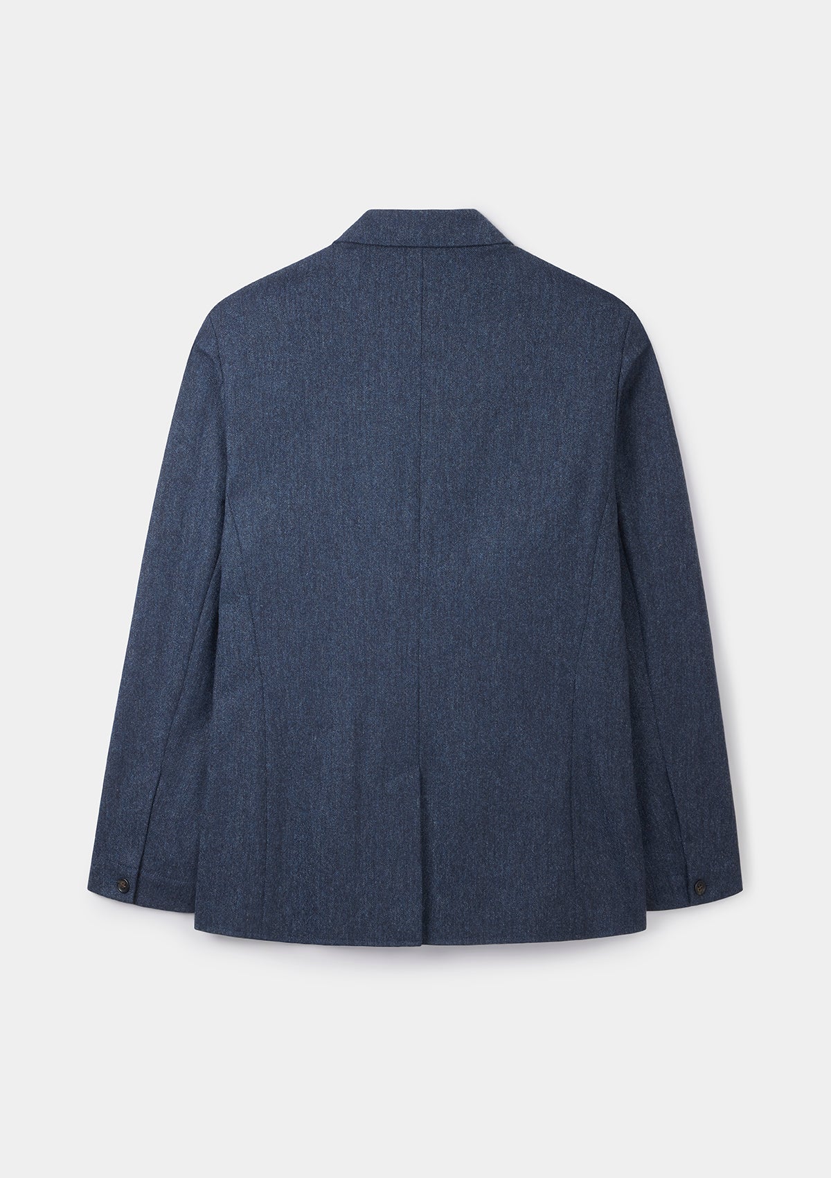 Dark Blue Wool Tweed Blazer, Blazer - SIRPLUS