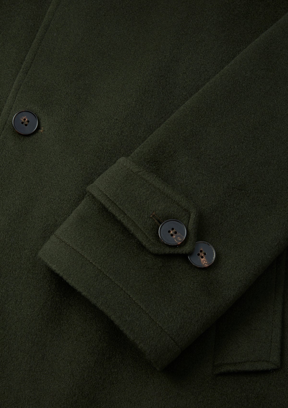 Juniper Green Cashmere Overcoat, Coat - SIRPLUS