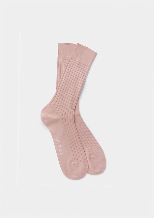 Dusty Pink Dress Socks, Socks - SIRPLUS