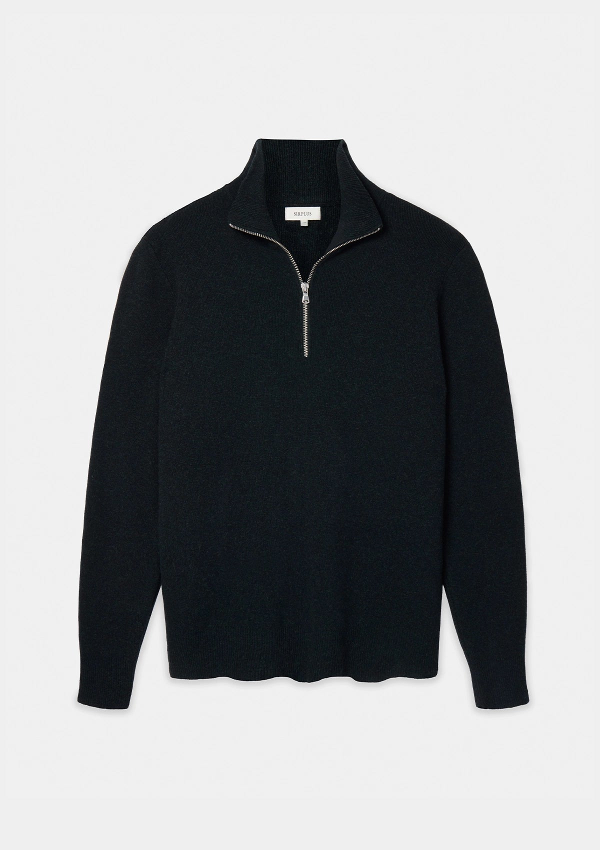 Forest Green Merino Half Zip Jumper, Knitwear - SIRPLUS