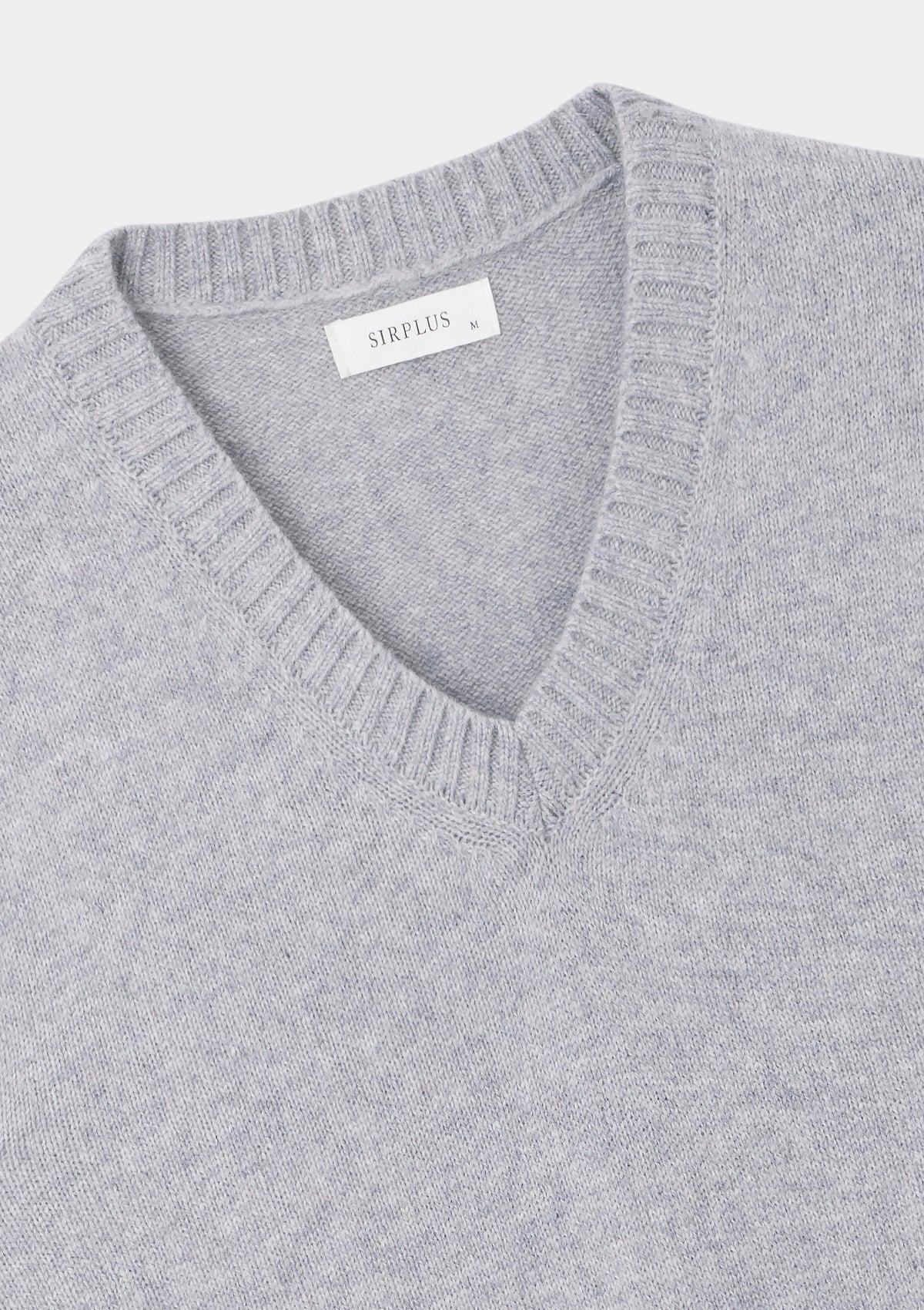 Grey Mist Fine Lambswool Vest