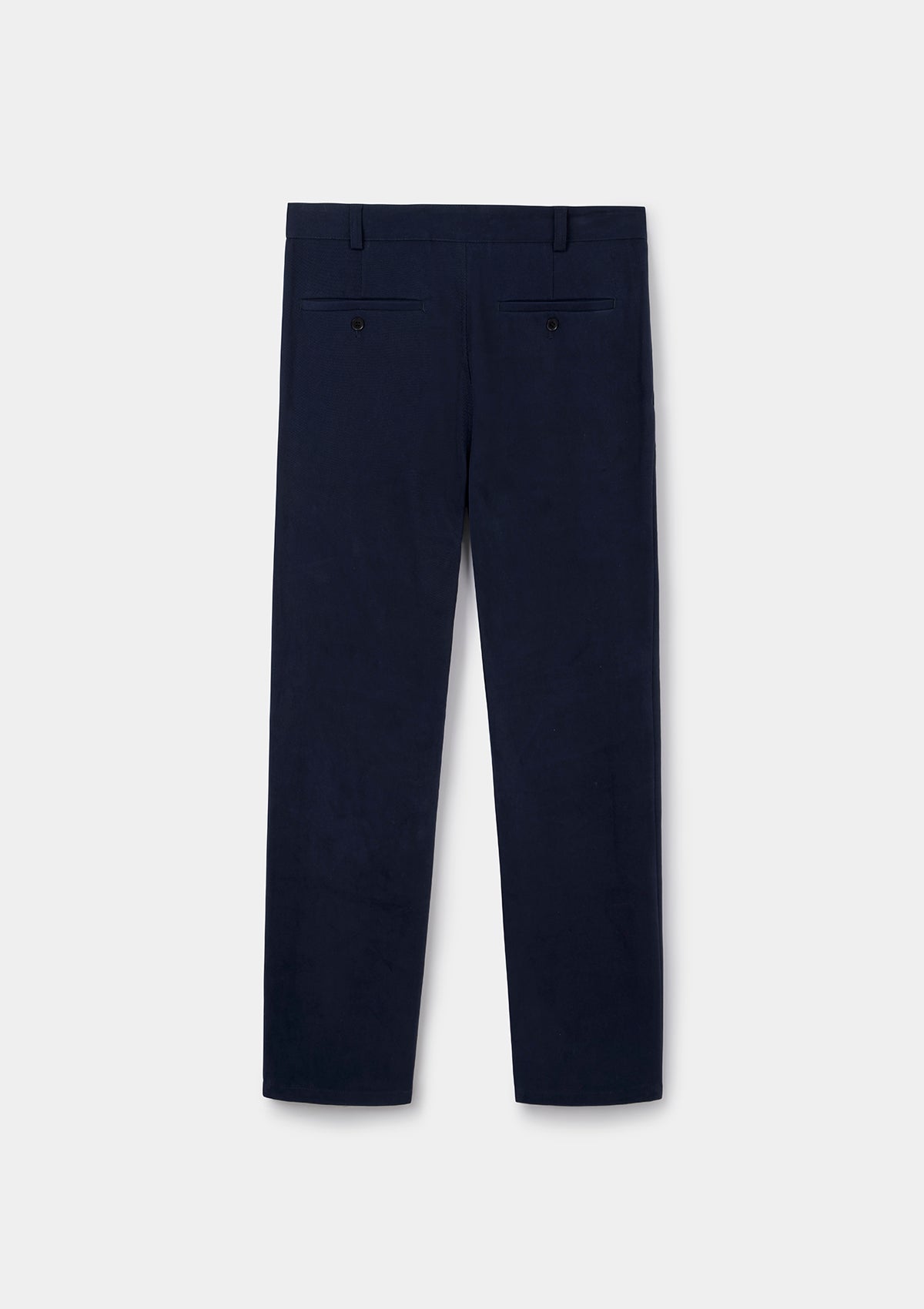 Navy Cotton Twill Chinos, Casual Trousers - SIRPLUS