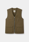 Olive Utility Gilet, Gilet - SIRPLUS