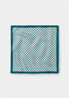 Pacific Blue Silk Pocket Square, Pocket Square - SIRPLUS