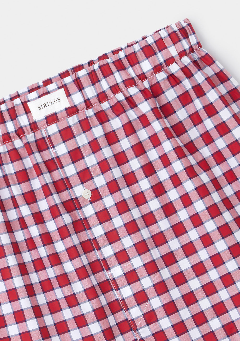 Red Picnic Check Botton Boxer Shorts, Boxer Shorts - SIRPLUS