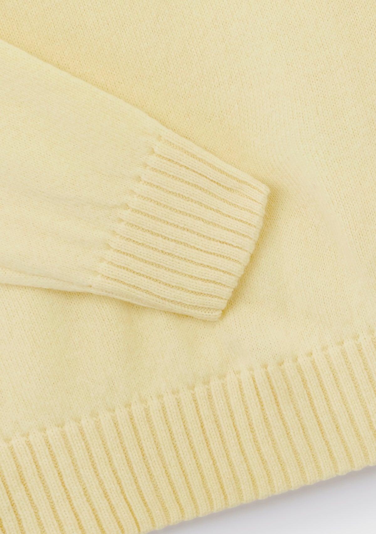 Vanilla Lambswool Crew Neck Jumper, Crew Neck Jumper - SIRPLUS
