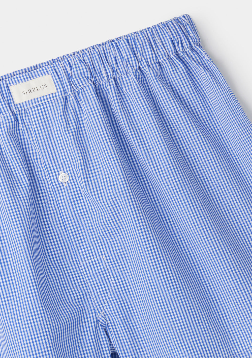 Blue Microcheck Boxer Shorts, Boxer Shorts - SIRPLUS