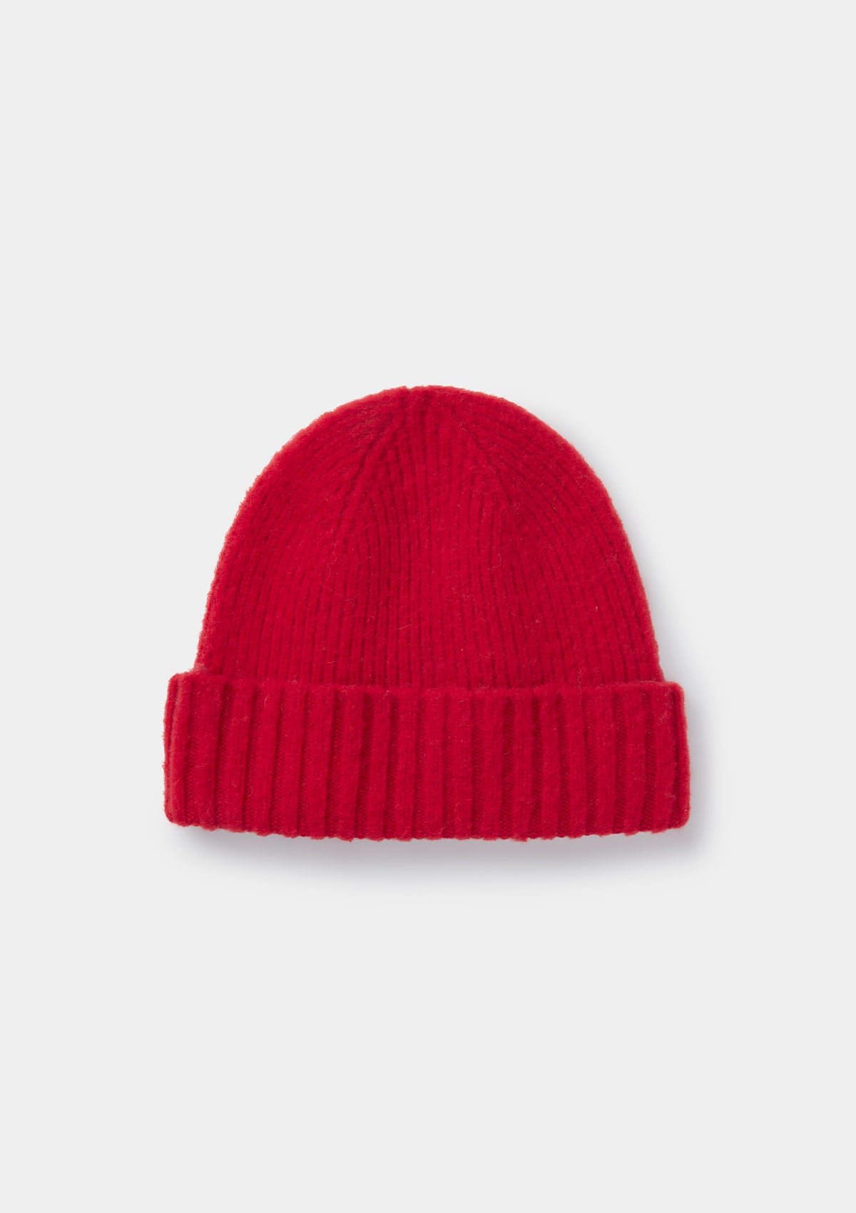 Chilli Red Lambswool Beanie, Hat - SIRPLUS