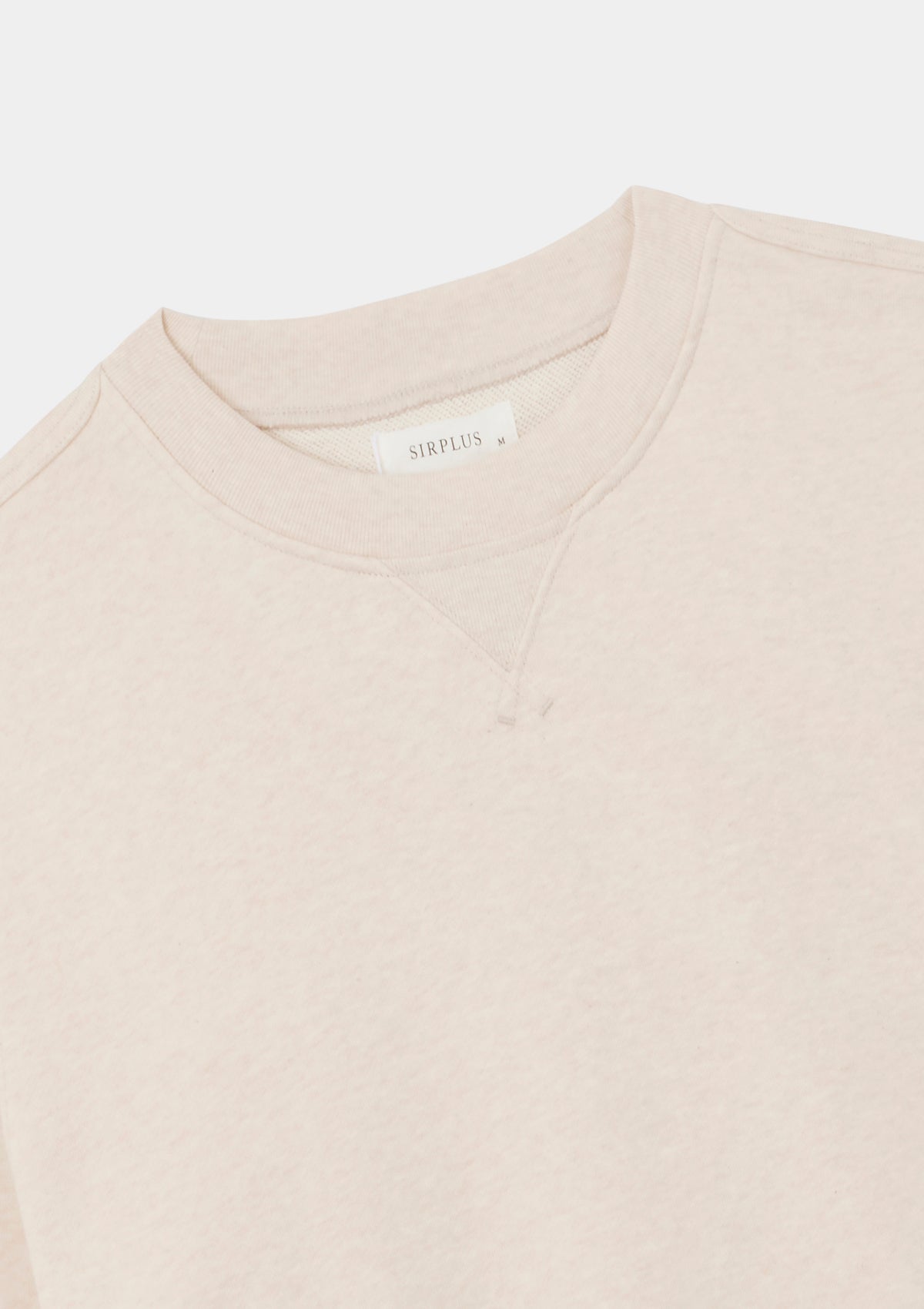 Ecru Organic Cotton Sweatshirt, Sweatshirt - SIRPLUS