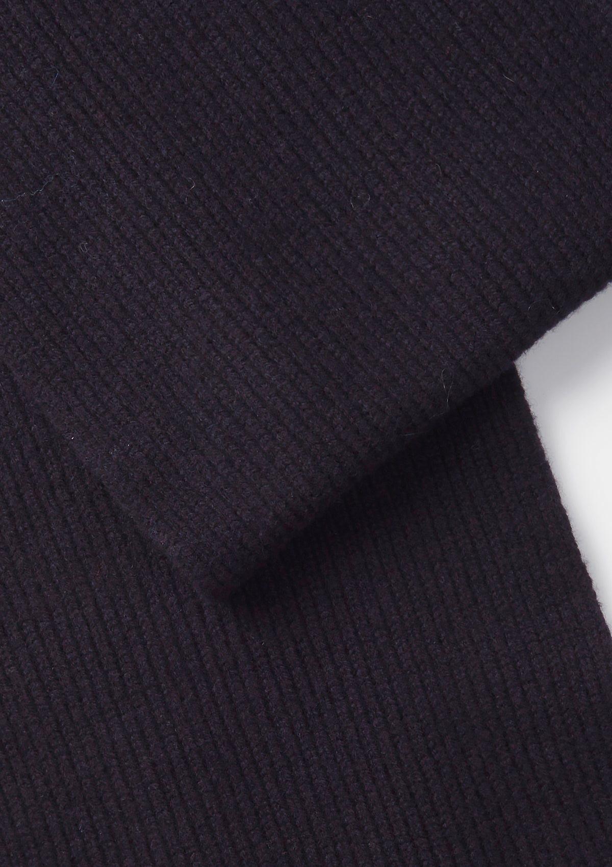 Ink Navy Knit Lambswool Scarf, Scarf - SIRPLUS