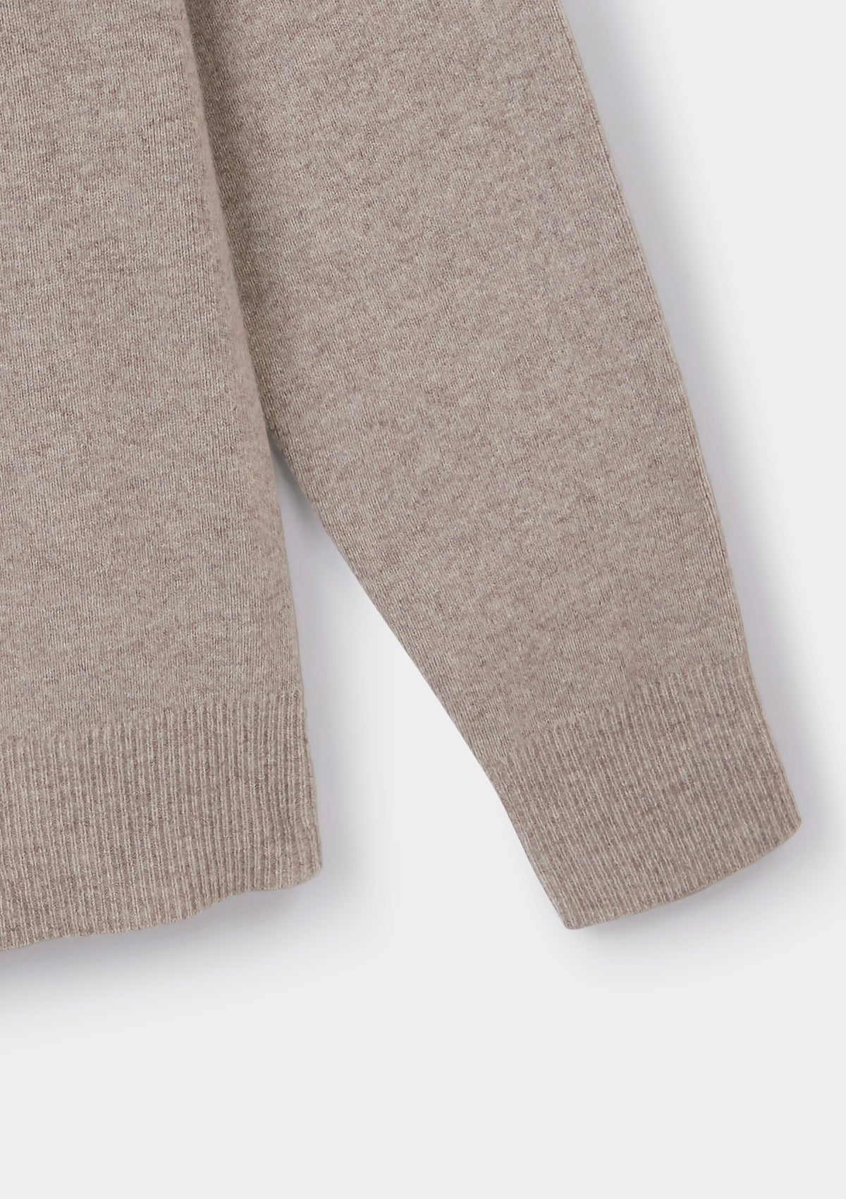 Mushroom Merino Half Zip Jumper, Half Zip Jumper - SIRPLUS