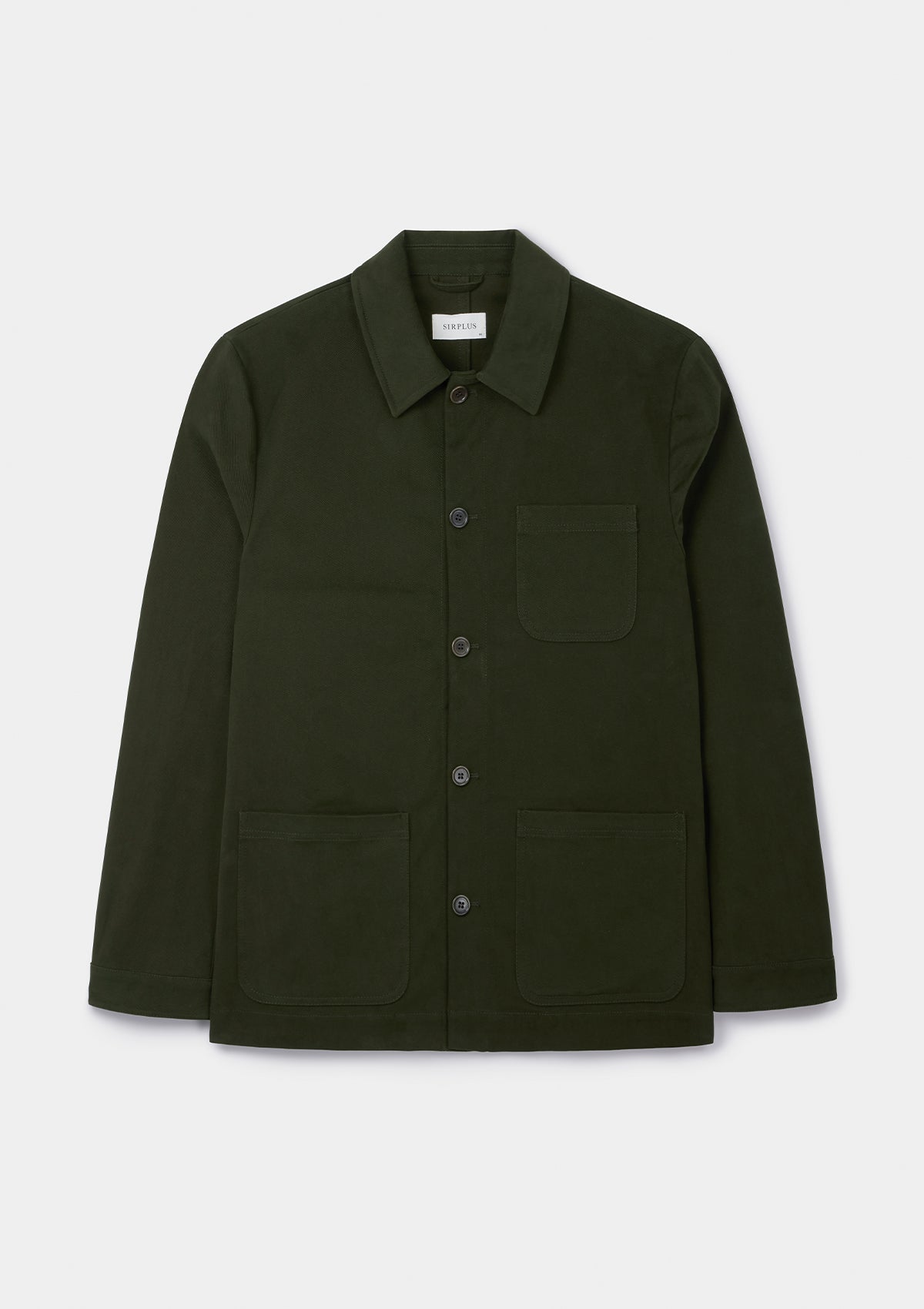 Olive Cotton Chore Jacket, Chore Jacket - SIRPLUS