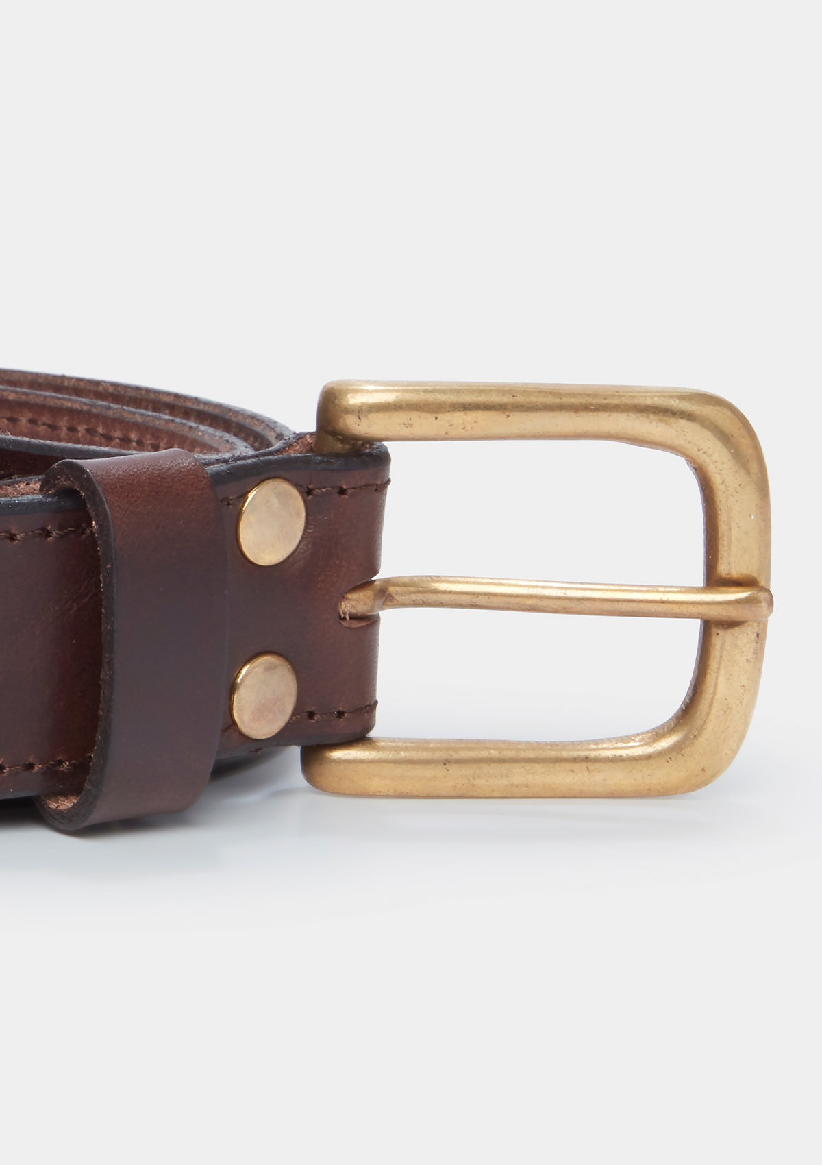 Sirplus x Tanner Bates Brown Leather Belt, Belt - SIRPLUS