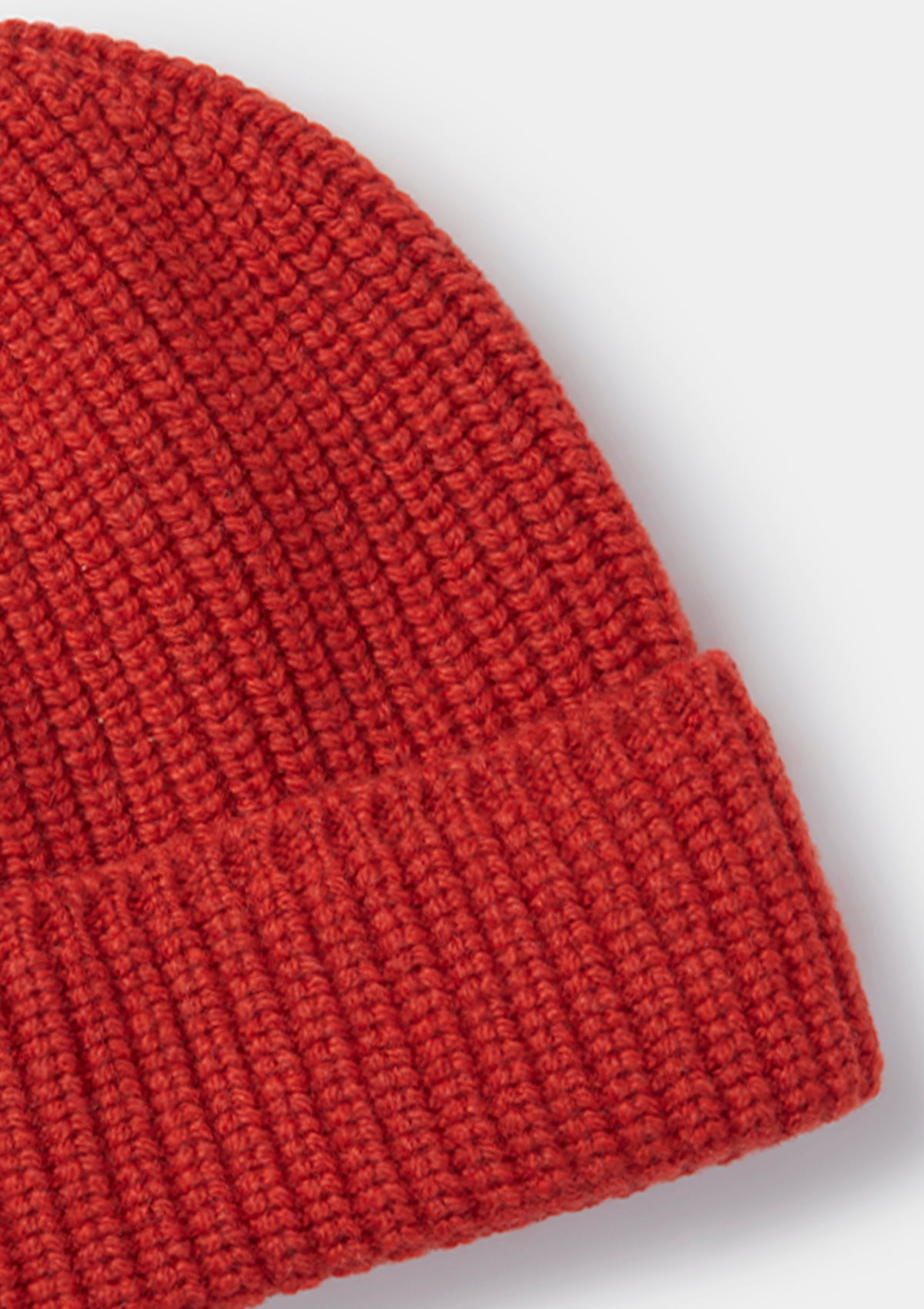 Tomato Red Cashmere Beanie, Hat - SIRPLUS