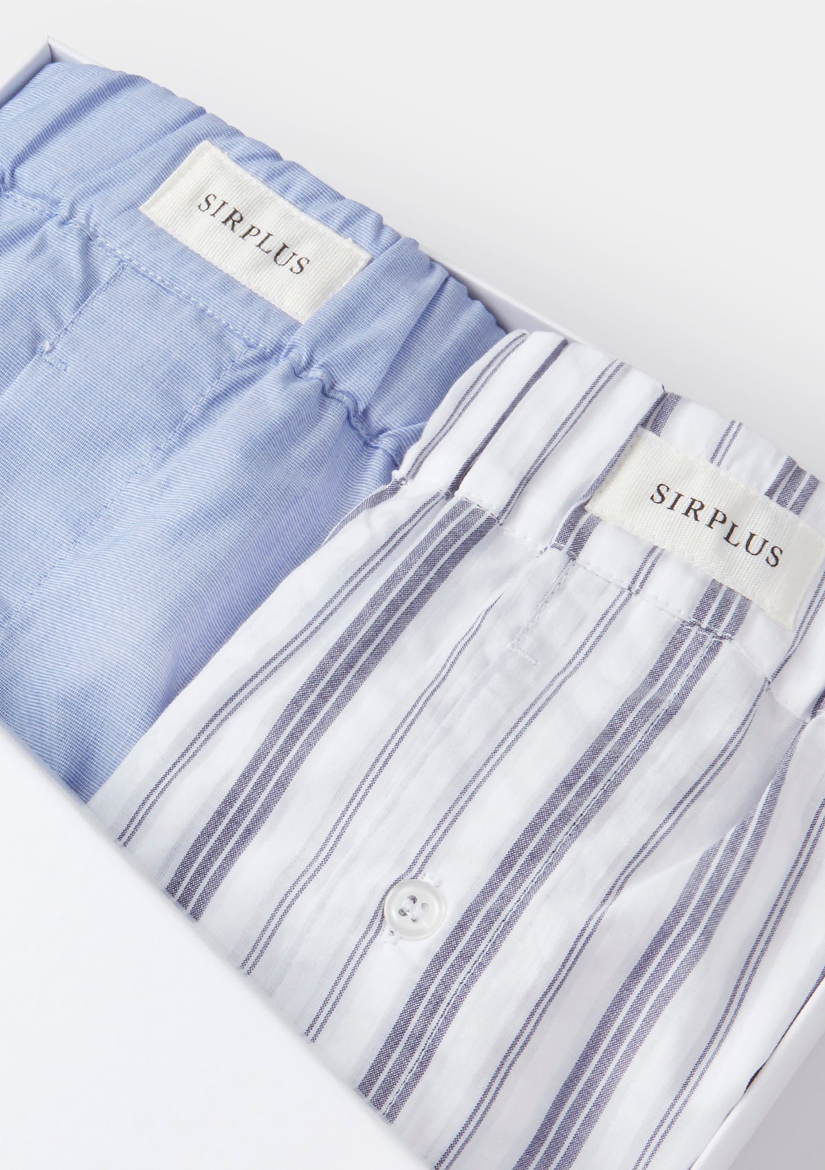 White & Blue Surplus Cotton Boxer Shorts Gift Box, Gift Box - SIRPLUS