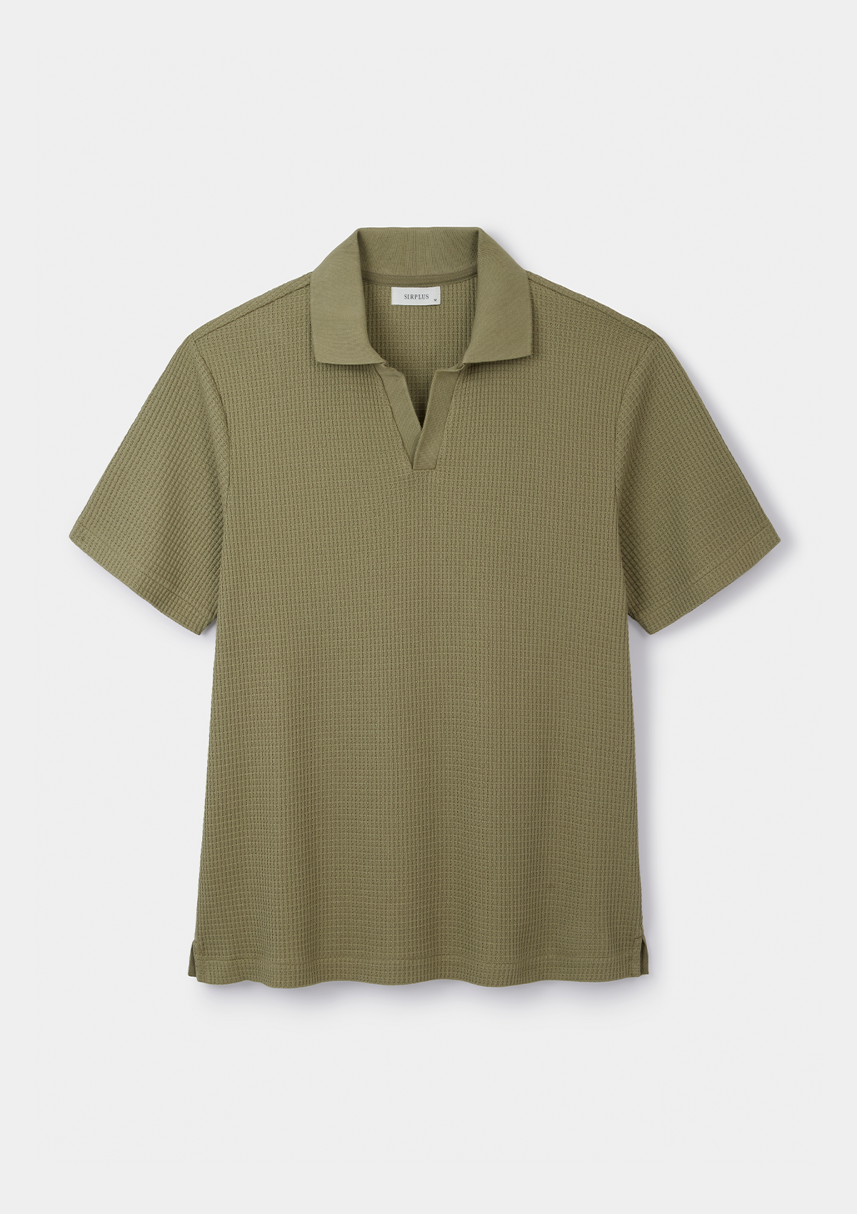 Sage Jersey Waffle Resort Polo, Polo Shirt - SIRPLUS