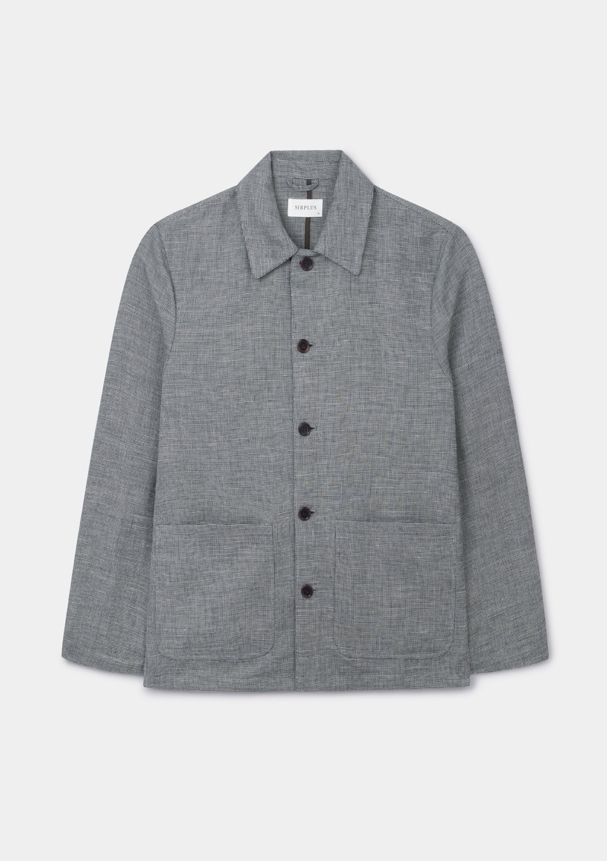 Salt & Pepper Linen Chore Jacket, Chore Jacket - SIRPLUS