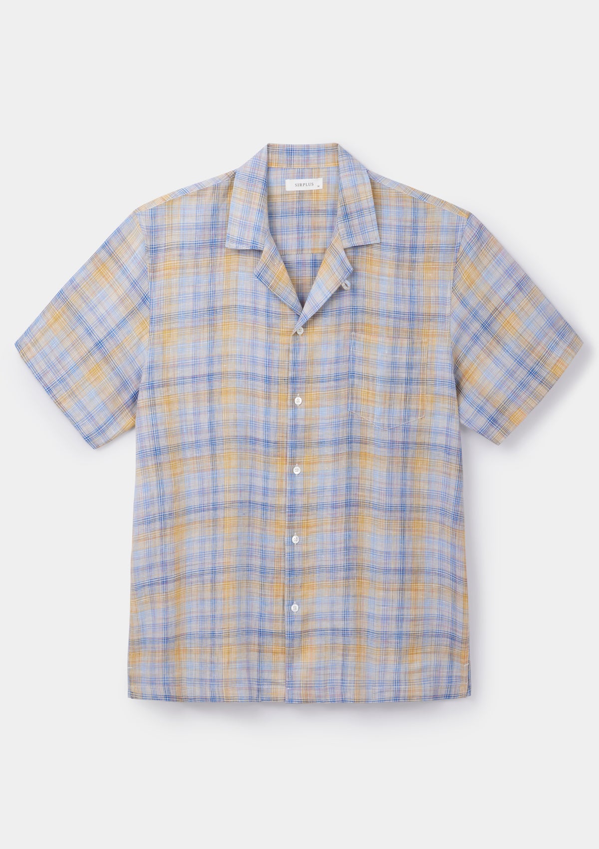 Sunwashed Check Cuban Shirt, Cuban Shirt - SIRPLUS