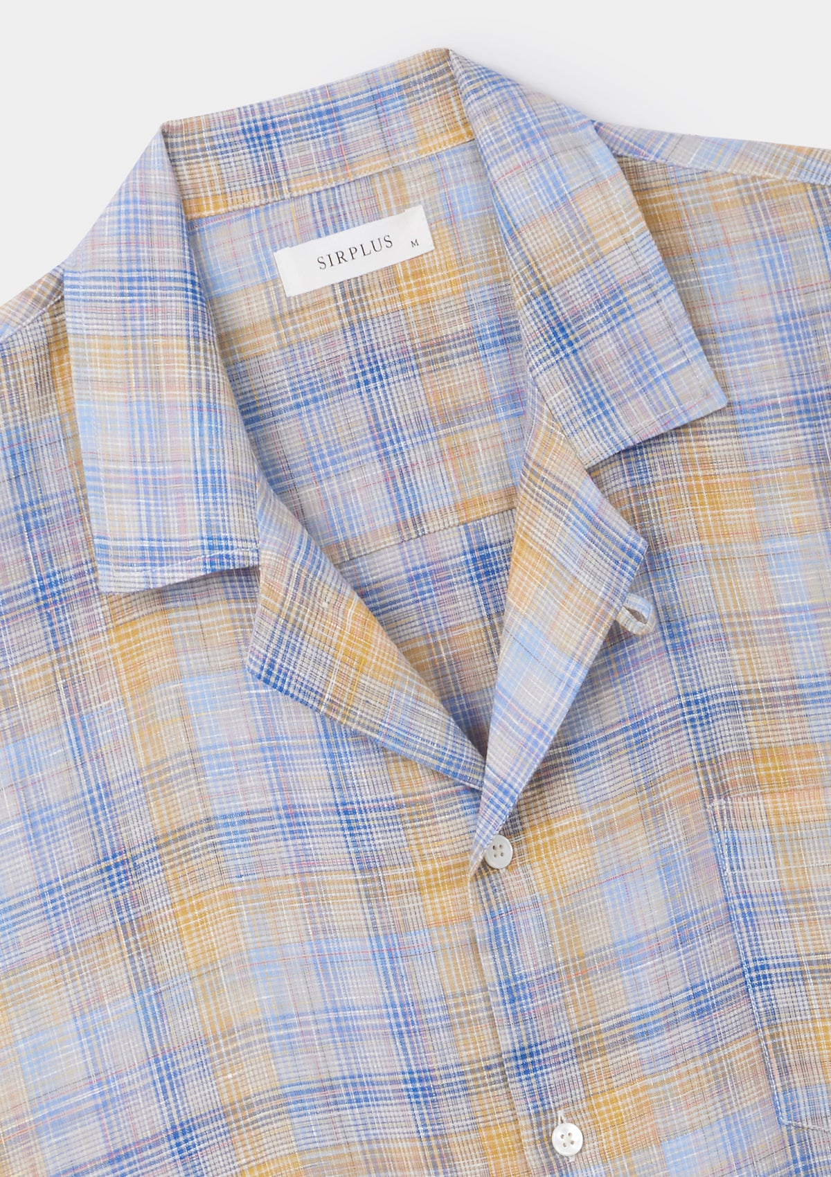 Sunwashed Check Cuban Shirt, Cuban Shirt - SIRPLUS