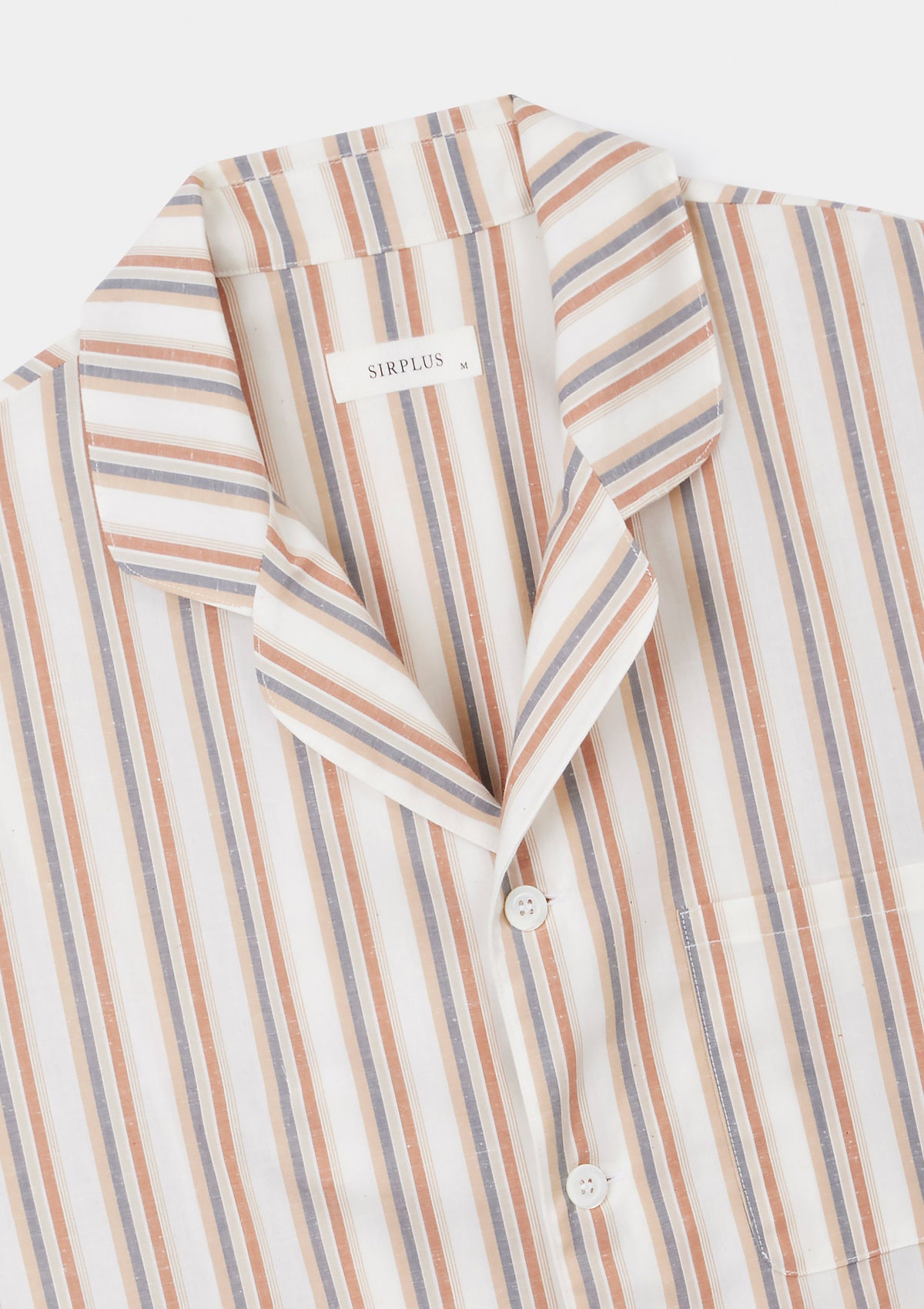 Terracotta Stripe Cotton Pyjamas, Pyjamas - SIRPLUS
