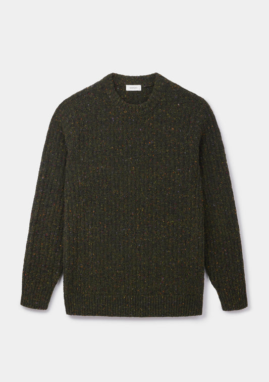 Thicket Green Donegal Jumper