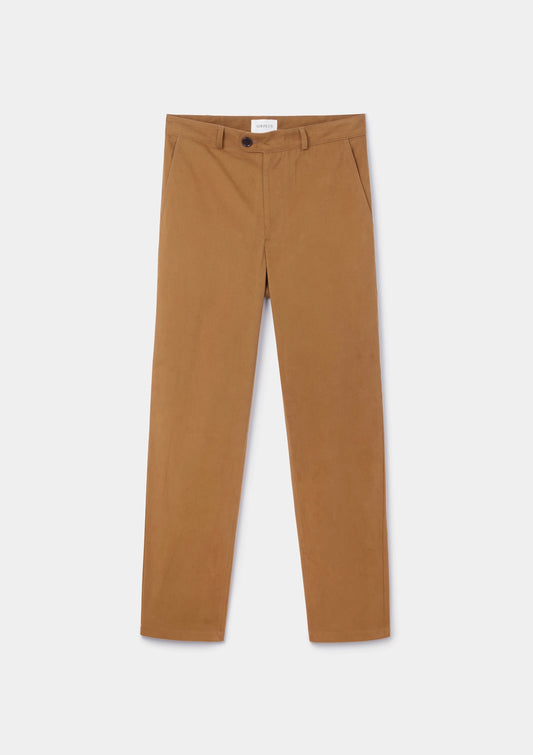 Tobacco Cotton Twill Chinos