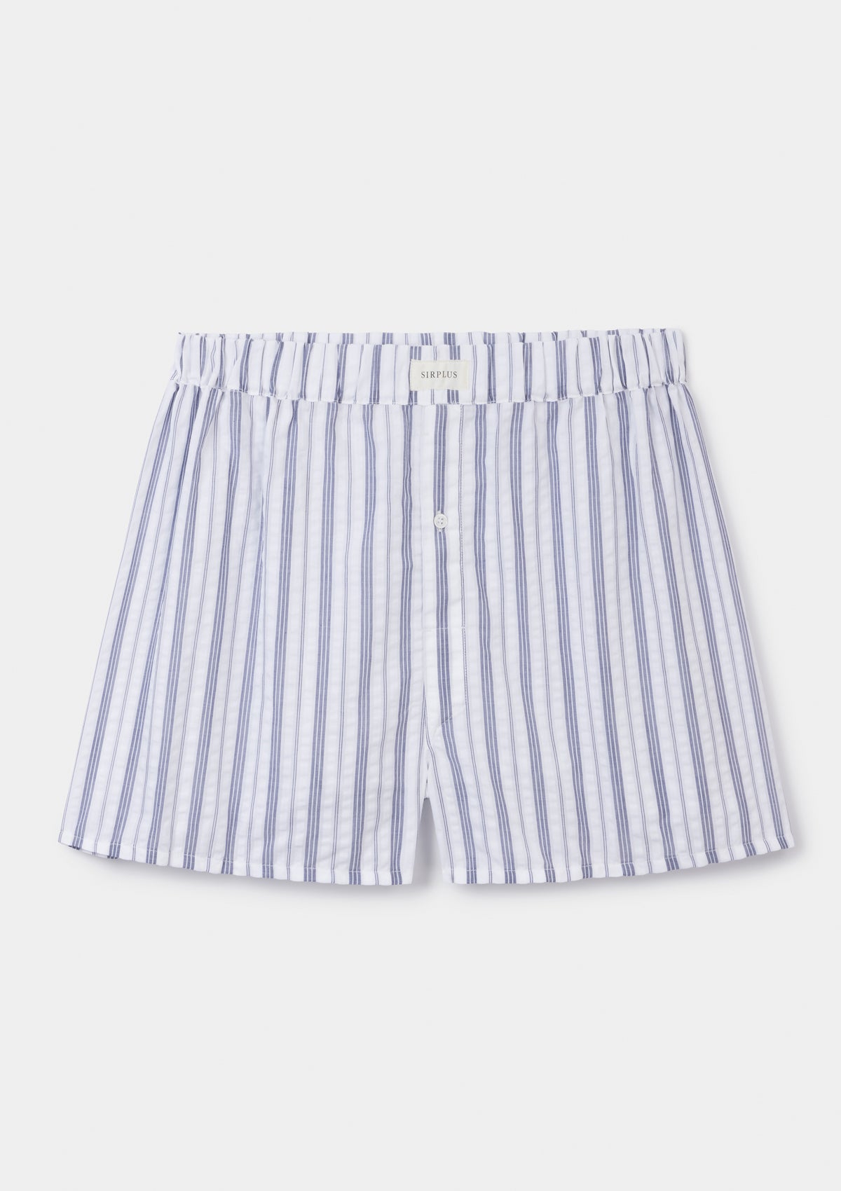 White Seersucker Stripe Boxer Shorts, Boxer Shorts - SIRPLUS