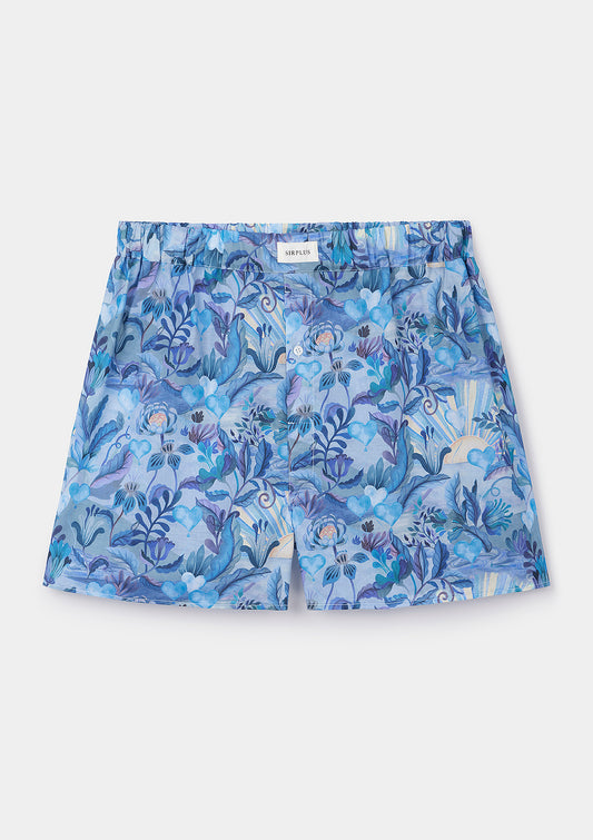 Blue Una Landscape Boxer Shorts - Made With Liberty Fabrics, Boxer Shorts - SIRPLUS