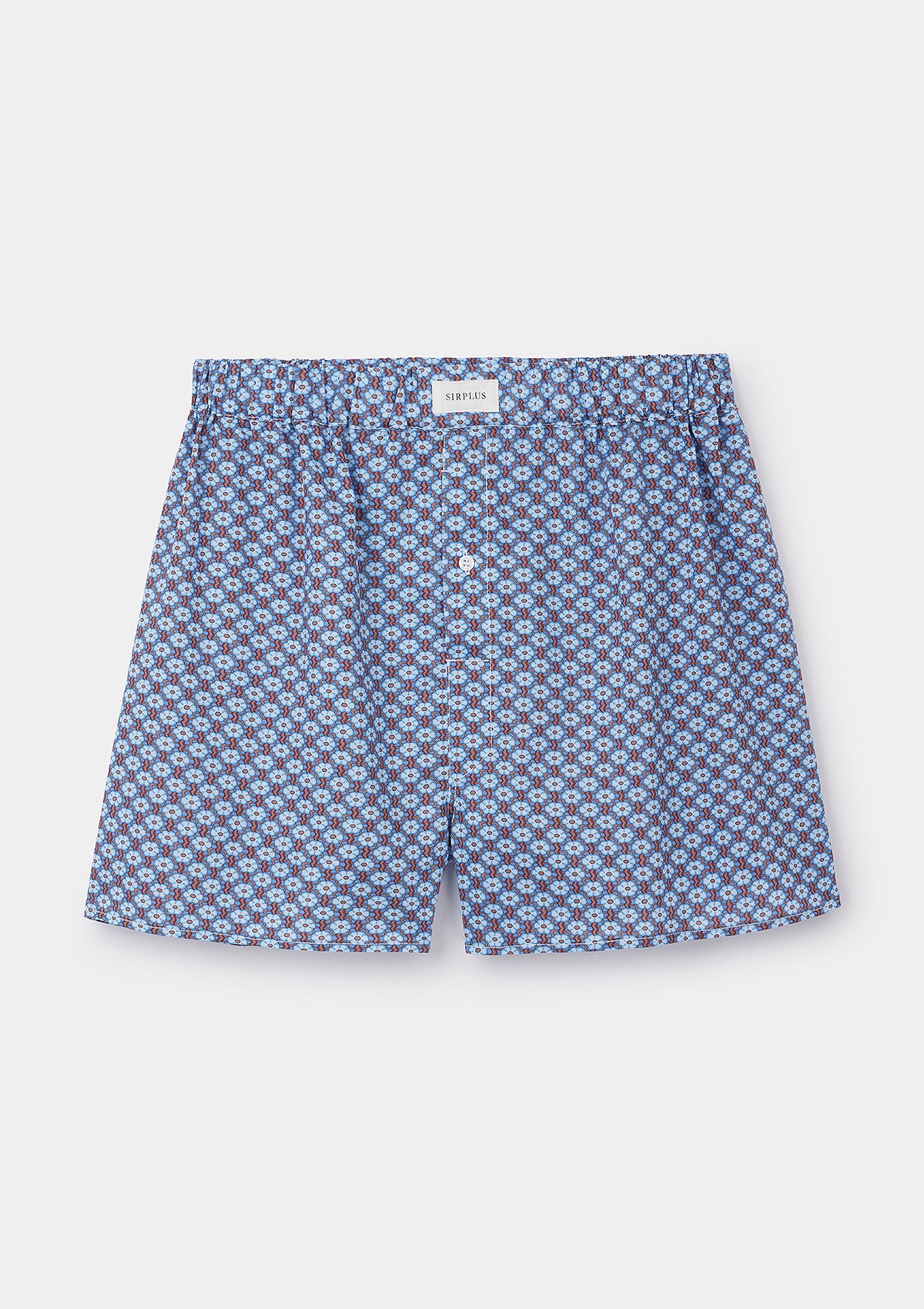Blue Ziggy Daisy Boxer Shorts, Boxer Shorts - SIRPLUS