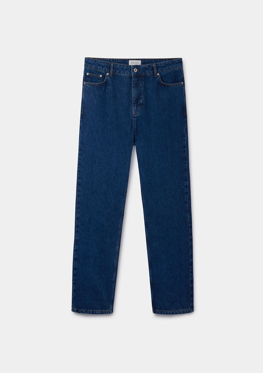 Vintage Blue Straight Leg Jeans, Jeans - SIRPLUS