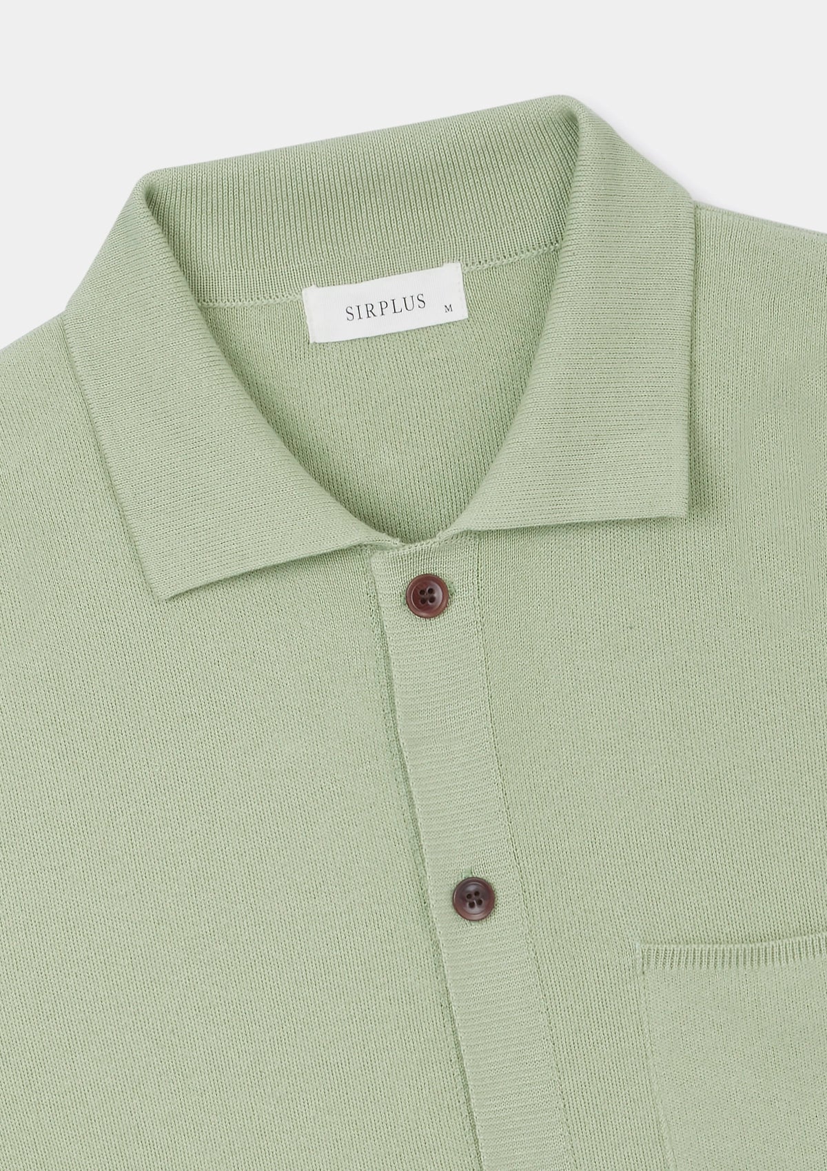 Young Green Cotton Knit Polo, Polo Shirt - SIRPLUS