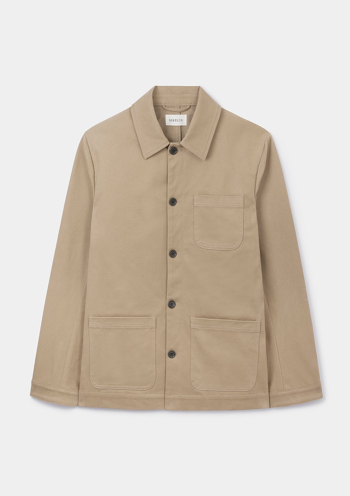 Khaki Cotton Chore Jacket, Chore Jacket - SIRPLUS