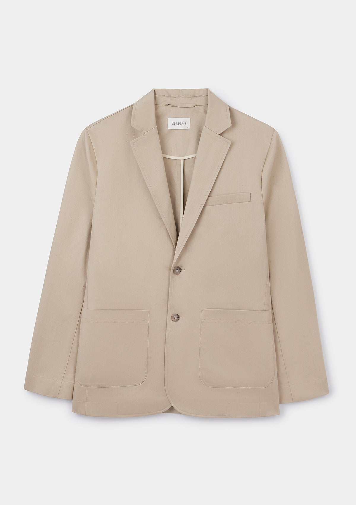 Beige Cotton Linen Suit, Suits - SIRPLUS