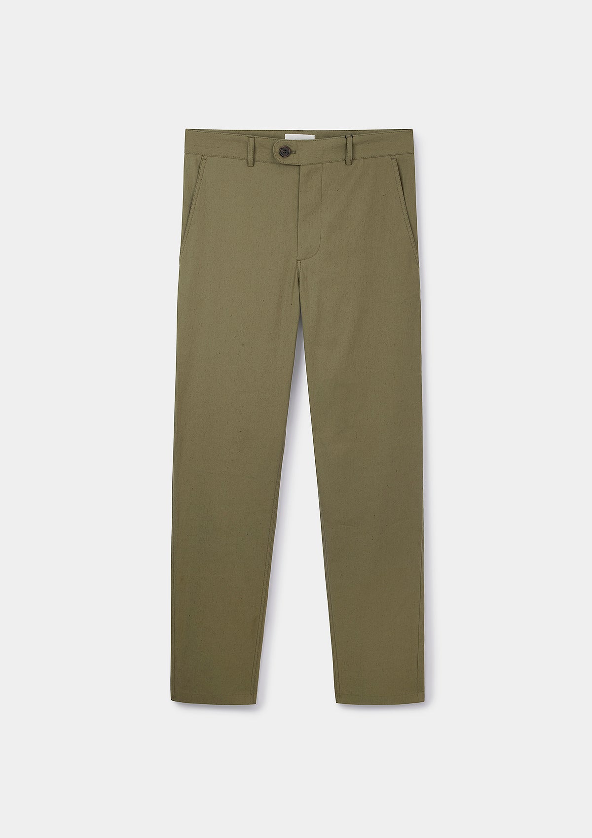 Lichen Green Casual Trousers, Casual Trousers - SIRPLUS