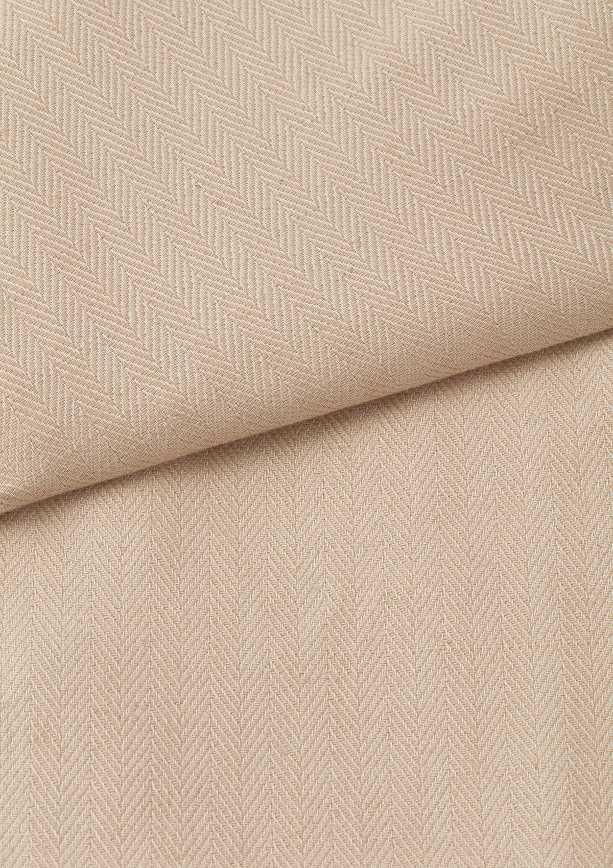 Sand Herringbone Cotton Linen Nehru Suit, Suits - SIRPLUS