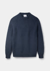 Vintage Blue Chunky Cashmere Jumper, Knitwear - SIRPLUS